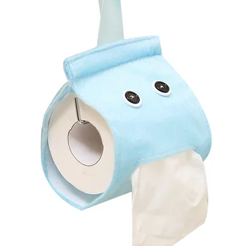 

Toilet Paper Holder Bathroom Decor Creative Colorful Roll for Home Accessories Tissue Cover Random Color
