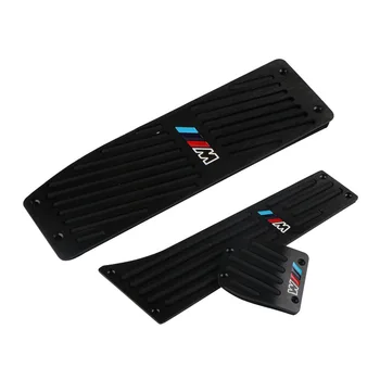 

1set For BMW M 1 3 4 5 6 7 E Z X M3 M5 M6 E39 E46 E30 E28 E91 E92 Non-Drilling Brake Accelerator Pedal Plate Pad Car accessories