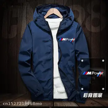 

2020 Motocross Racing Waterproof Jacket for BMW Fashion Windproof Jacket Motorcycle Windbreaker Motobike Riding Hooded
