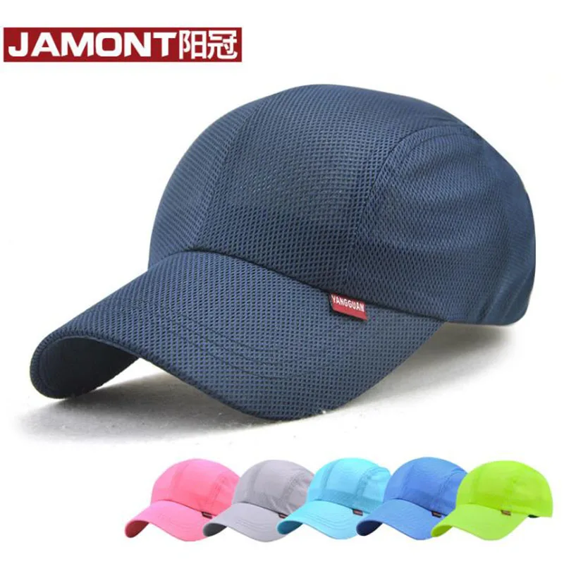 [JAMONT] сетчатая бейсбольная кепка для мужчин, для взрослых, летняя сетчатая Кепка в стиле хип-хоп, Мужская бейсболка большого размера, простая бейсболка