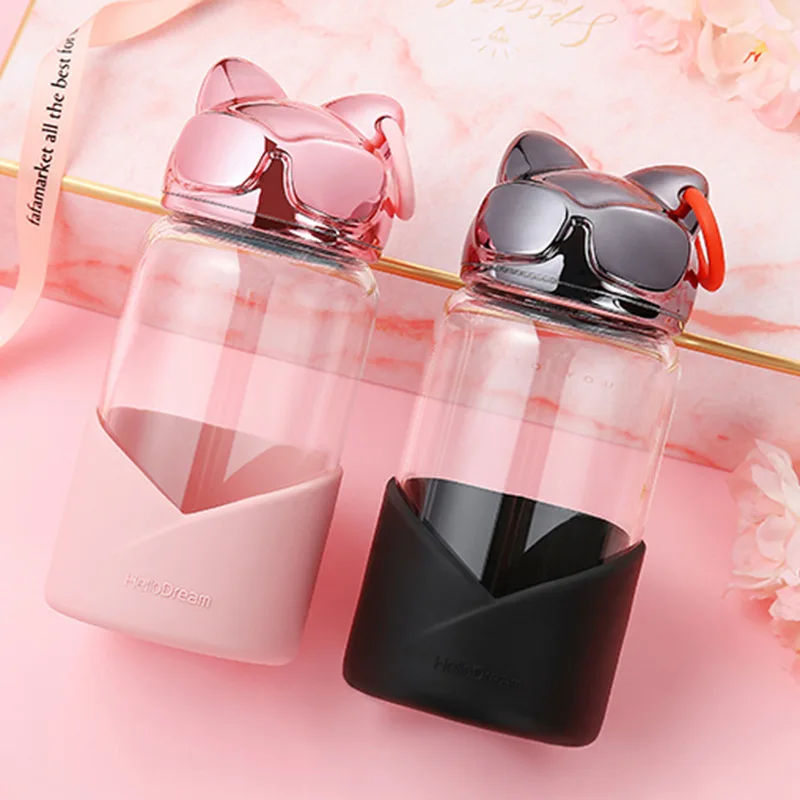 Creative Elvis Heat Resistant Glass Convenient Hand High Borosilicate Glasses Dianyuansu Du Gai Children Students Gift Cup