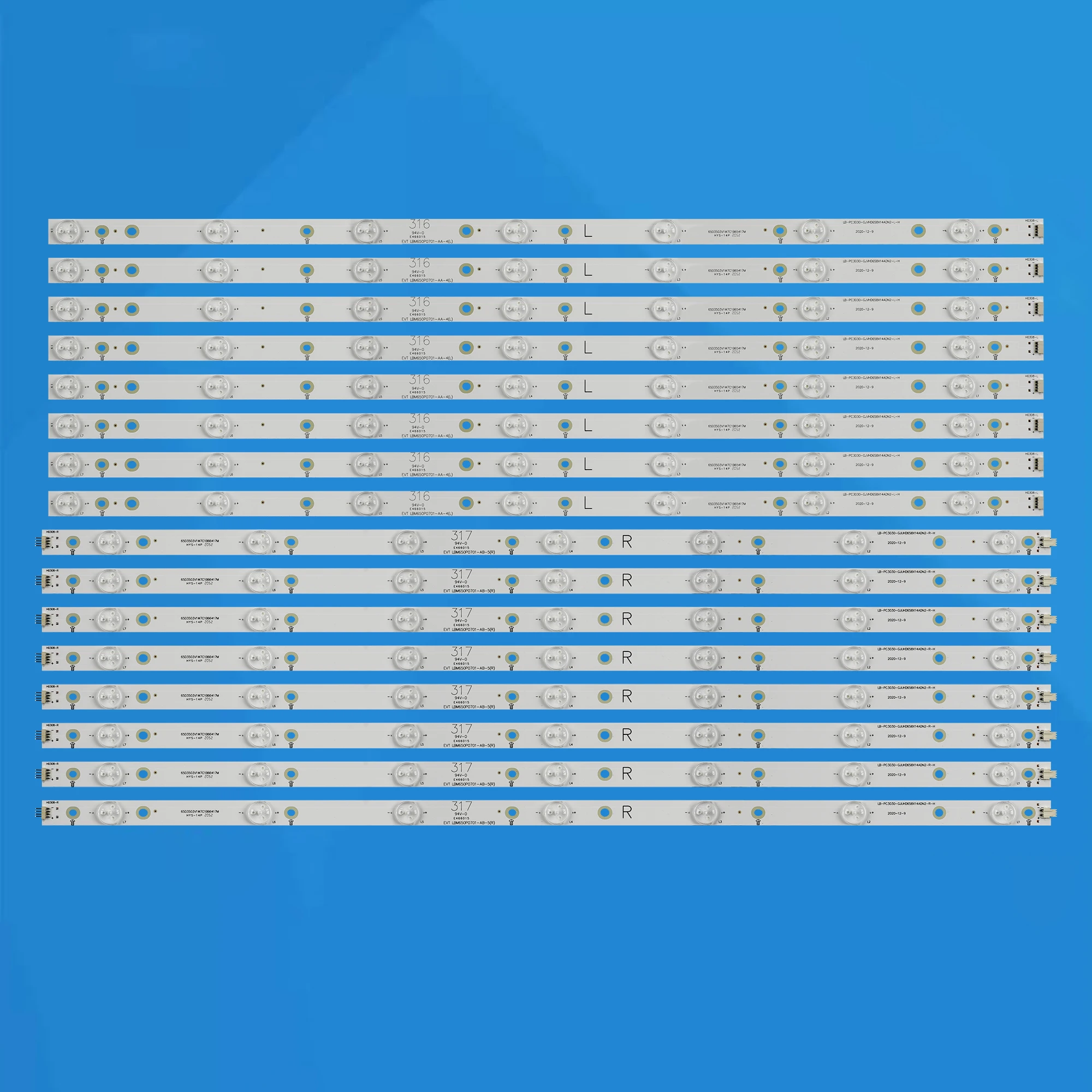 

Светодиодный Подсветка полосы для 65PUS6121 65PUF6656 LD65P19U TPT650UA LB-PF3030-GJUHD658X14ADN2-L/R-H GJD2P5658X14UHD 65ADM2-L 65ADM2-R