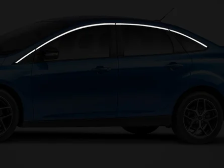 Нержавеющая сталь окна автомобиля планки для ford focus 2012 2013 фокус mk3 - Цвет: 8 pcs sedan 2