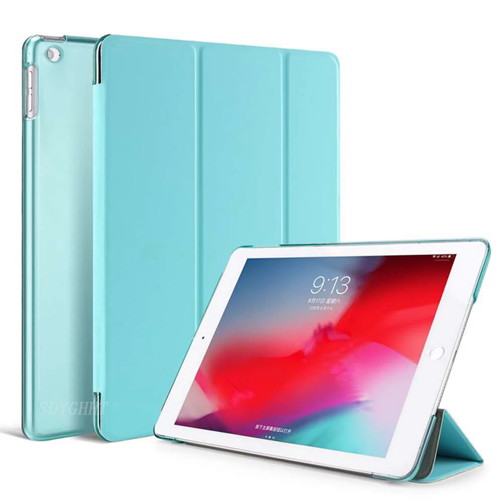 

Case Cover For ipad 9.7 2017 2018 - 6th Air 1 Magnetic Sleep wake-up Smart Cover TPU Back Protective Case for iPad 2018 cover