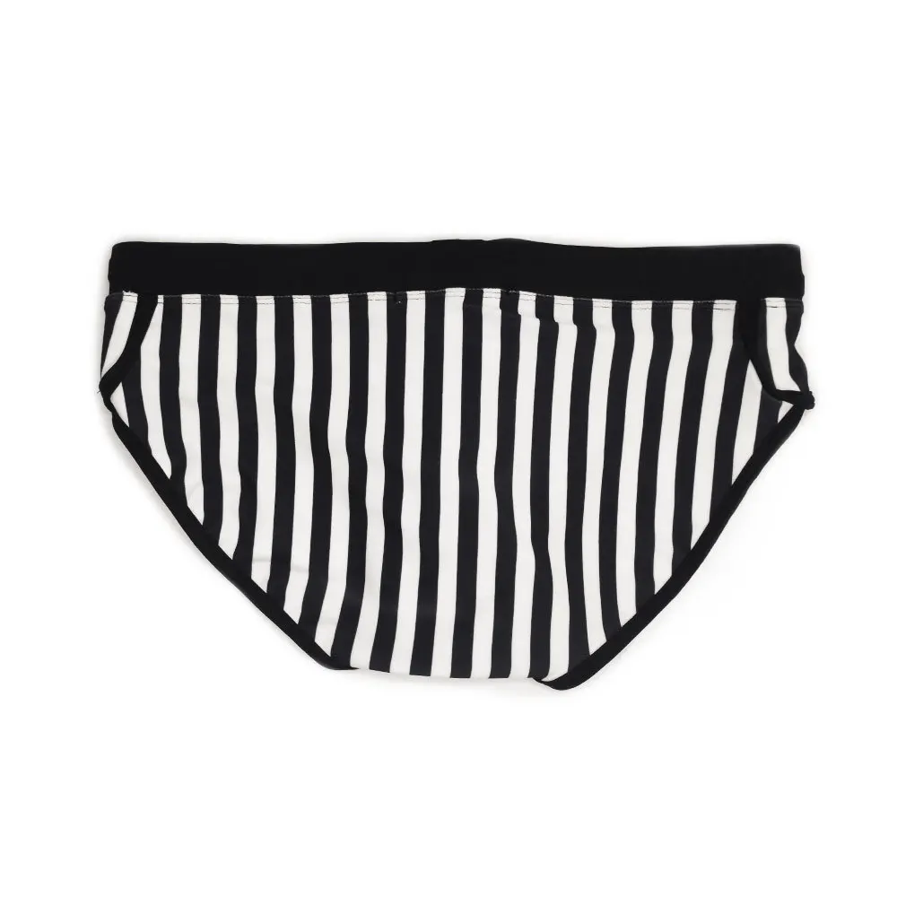 Mens Swim Briefs Bikini Swimwear Striped Bathing Suit Sexy Summer Beach Trunks Shorts Swimsuit Quick Dry bañador hombre