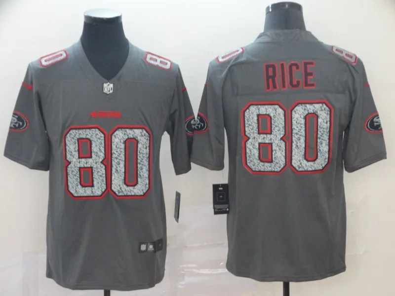 Men Быстрая Сан-Франсиско Высокое качество Мужские 49ers Jerry Rice Джерси - Цвет: Men