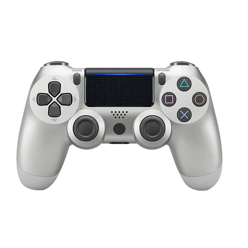 silver Беспроводной геймпад для PS4 контроллер Bluetooth беспроводной контроллер для PS4 Геймпад подходит для PS3 для Dualshock 4 Вибрационный джойстик - Цвет: silver