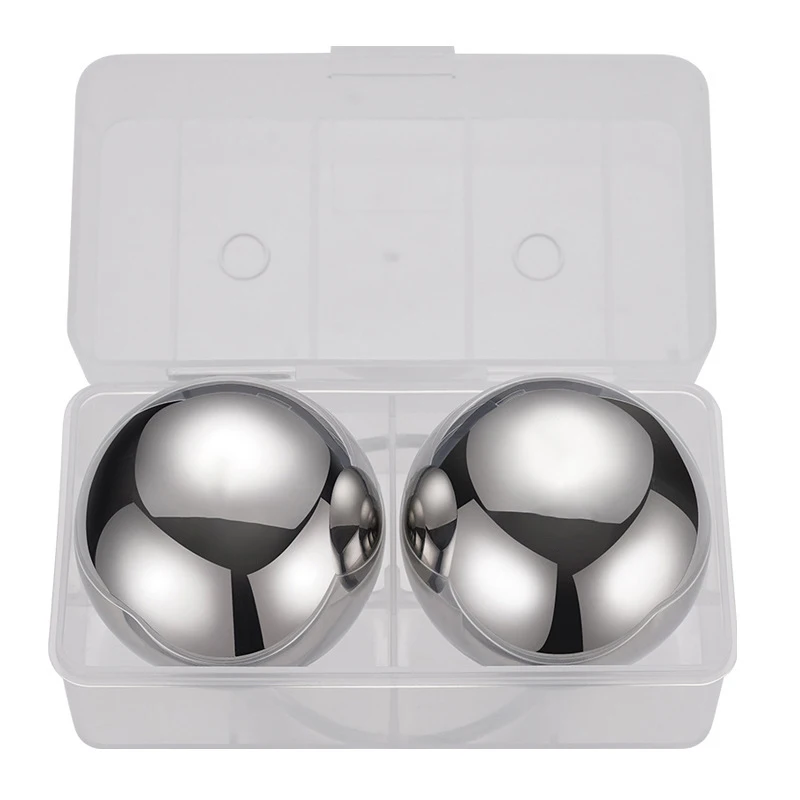 Stainless Steel Round Ball Cooling Cubes Stone Ice Cubes with Plastic Case  Tongs Drinks Cooler Beer Hielos De Acero Inoxidable - AliExpress
