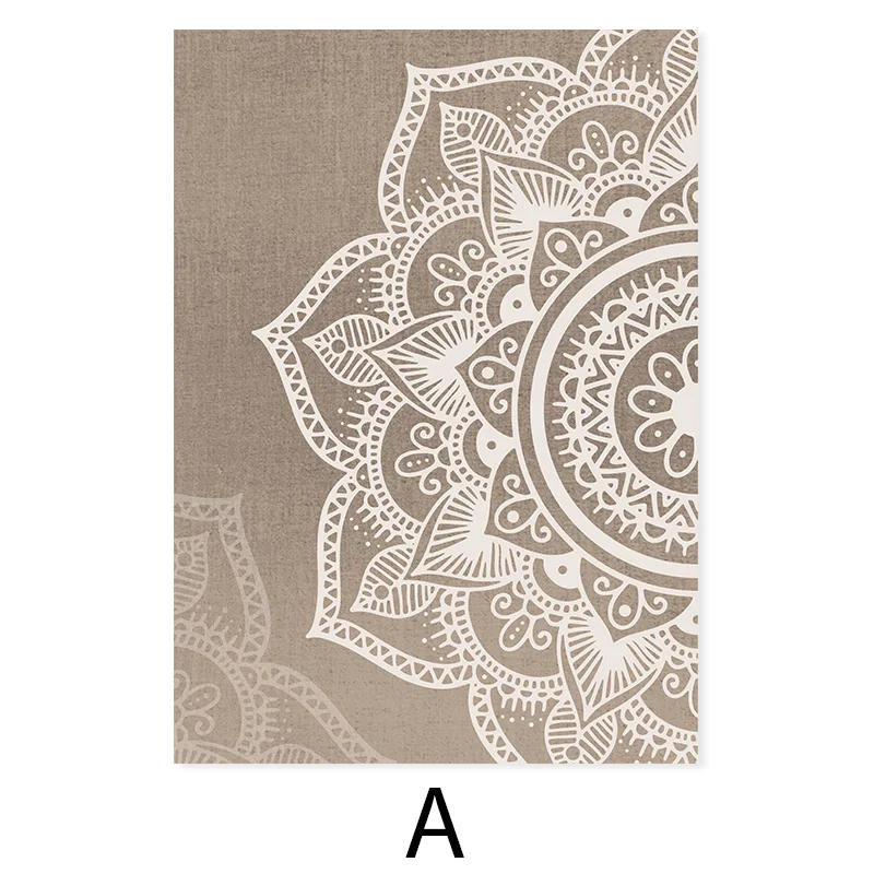 Bohemia-Mandala-Floral-Beige-Wall-Art-Print-Poster-Picture-Canvas-Painting-Living-Room-Home-Interior-Yoga (3)