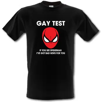 

GAY TEST If you see SPIDERMAN Heavy Cotton T-shirt Sizes:Small -XXL