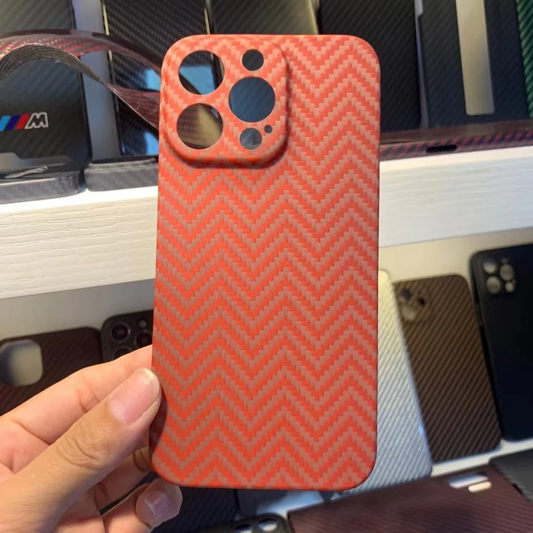 best case for iphone 12 pro max Pure Carbon Fiber Protective Case for iPhone 13 Pro Max Armor Materials Ultra-thin Aramid Fiber For iphone 13 Mini Hard Cover iphone 12 pro max leather case