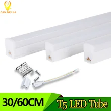 Мощный светодиодный светильник T5 300 мм 600 мм 5 Вт 8 Вт 9 Вт 2 фута светодиодный настенный светильник T5 220 В светодиодные флуоресцентные огни декоративные для гостиной