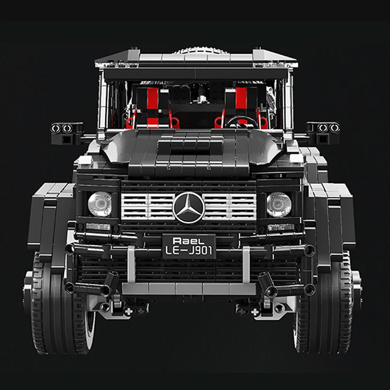 Строительный блок в сборе игрушка внедорожник Mercedes-Benz большой g6x6 модель автомобиля moc строительный блок G63 подарок для мальчика - Цвет: Static version