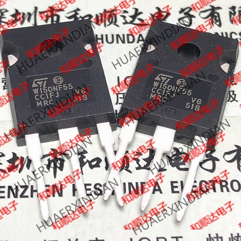 5 шт., новые оригинальные кнопки W150NF55 STW150NF55-247 55В 120A
