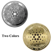 Ouro ada cardano crypto moeda cryptocurrency collectible ótimo presente prata moeda arte coleção físico ouro moeda comemorativa