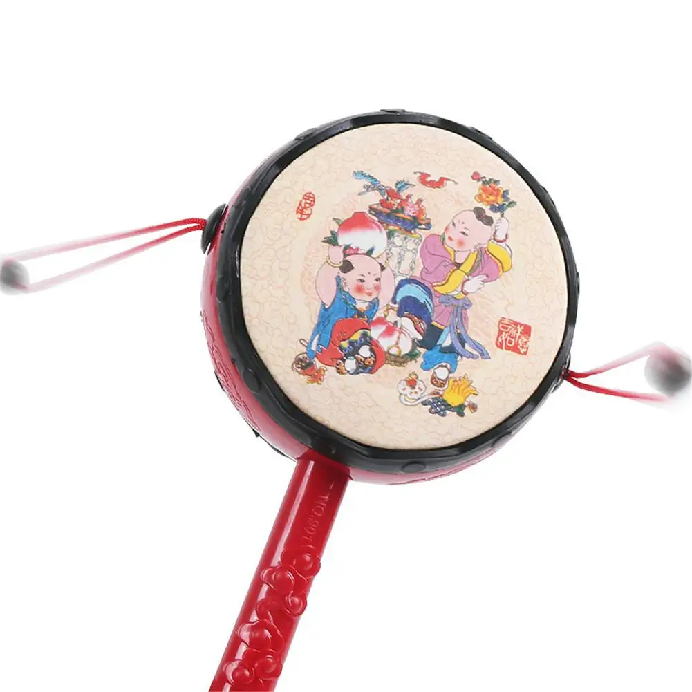 LeadingStar Baby Wooden Rattle Baby Toys Double Bead Rattle Baby Toys