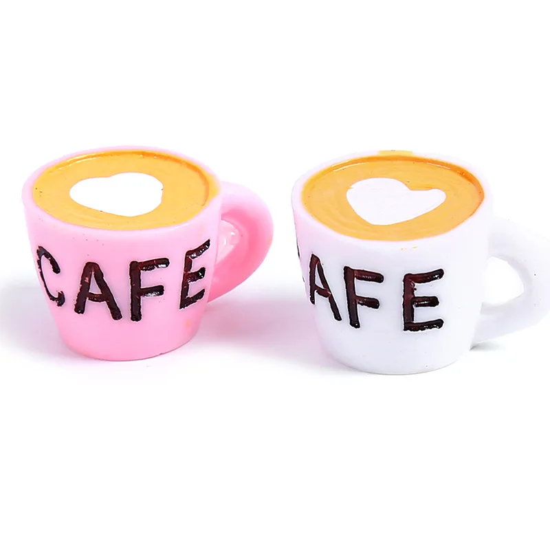 New Addition Slime Charms for Lizun Slime Supplies Filler DIY Polymer Cute Coffee Cup Accessories Toy Model for Kids Toys Gift