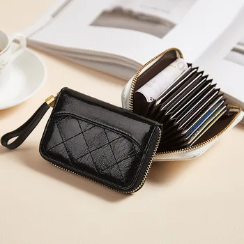 

Women's Bag 2020 New Style Rhombus Non-Mainstream Coin Purse Short Opening and Closing Zipper Handbag Mini Wallet