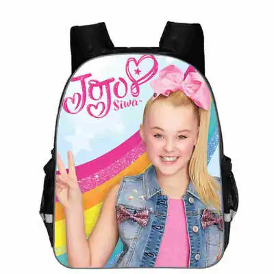 JoJo Siwa Девушка Рюкзак 13 дюймов 33 см принцесса девушки школьные сумки книга Сумка косплей Горячая Мода школьный подарок на день рождения Прямая поставка - Цвет: Красный
