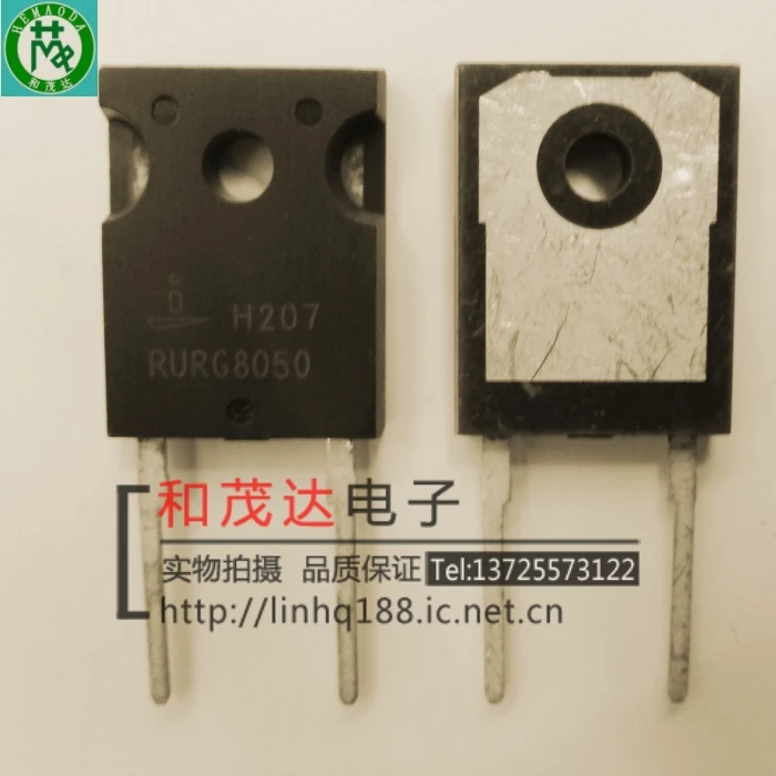 5 шт., новые оригинальные кнопки RURG8050-247 500V 80A на
