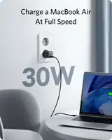 Ładowarka USB, Anker Nano II 30W szybka ładowarka typu C, GaN II ładowarka do telefonu MacBook Air/iPhone 12/13 Mini, do samsunga 4