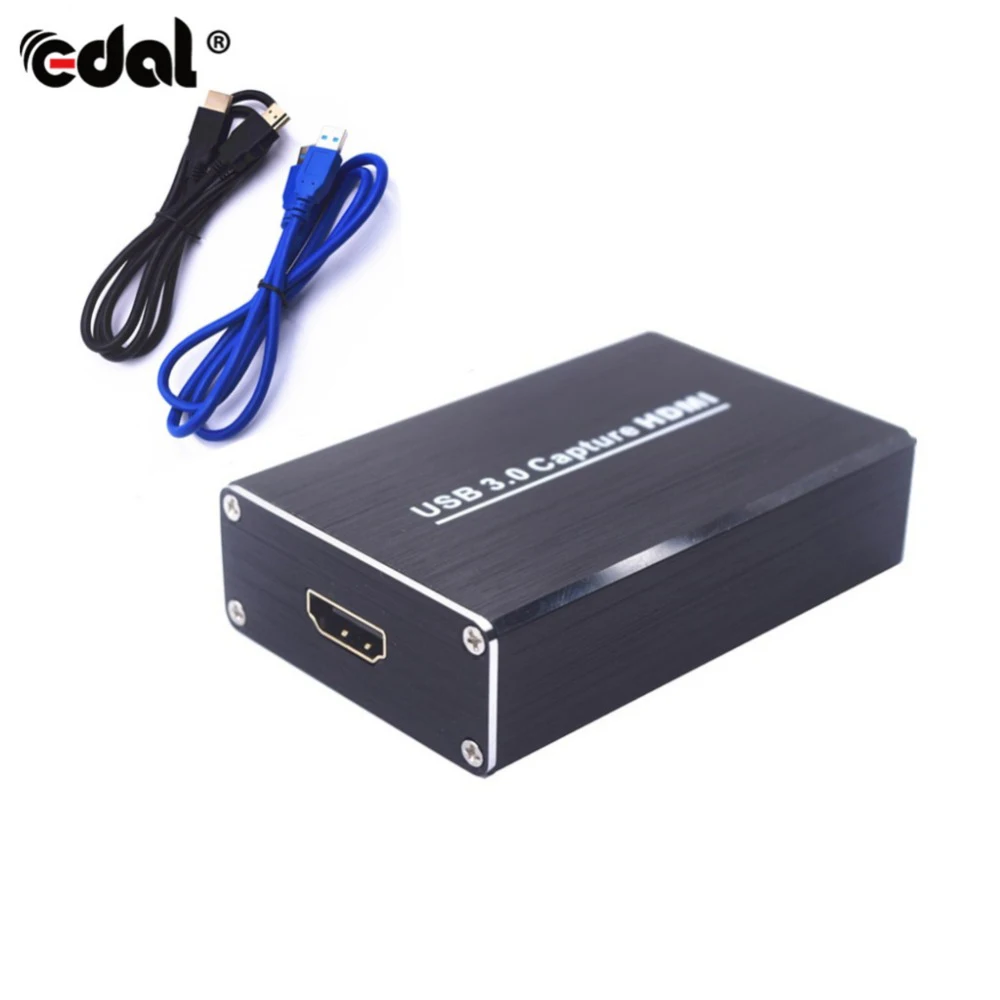 EDAL USB накопитель- карта захвата 1080P 60FPS HDMI видео Захват для Windows Linux OS X СИСТЕМА Dongle S V1