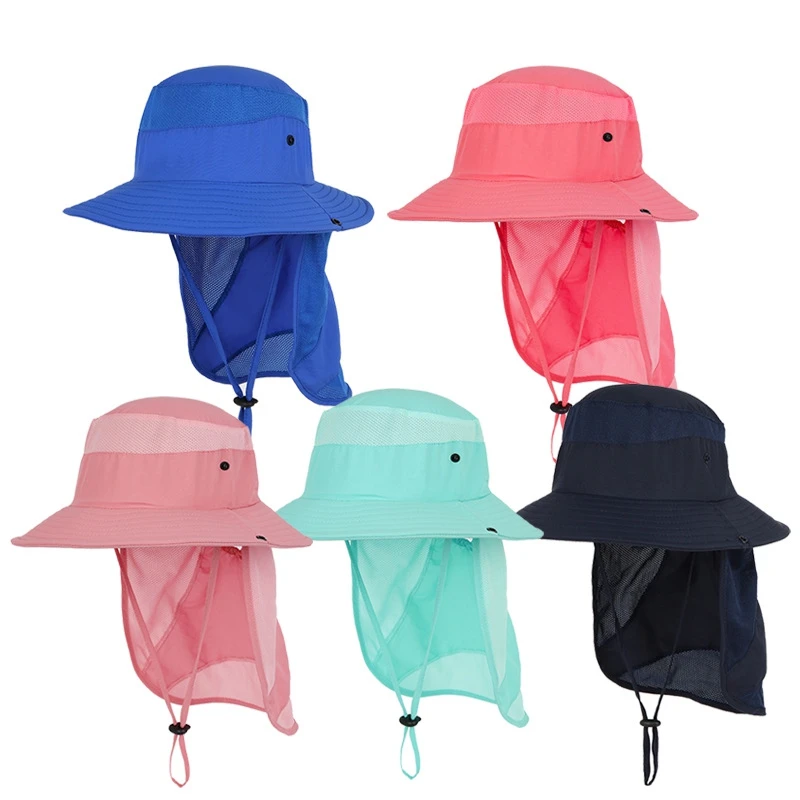 

Kids Sun Hat Summer Cap Children Adjustable Hat Anti UV Protection Travel Beach Caps Kids Boy Girl Cap Hats