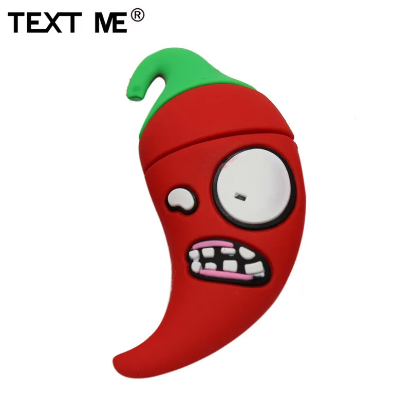 Флеш-накопитель TEXT ME, реальная емкость, клубничный перец, ананас, модель питания, usb 2,0, 4 ГБ, 8 ГБ, 16 ГБ, 32 ГБ, 64 ГБ, флешка