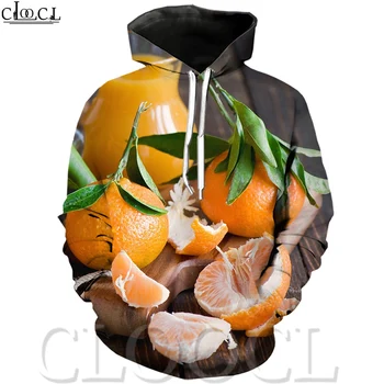 

CLOOCL Unisex 3D Print Fresh Oranges Popular Jogging Pants Suit Casual Hoodies Men Women Harajuku Zipper Sweatshirt Coat