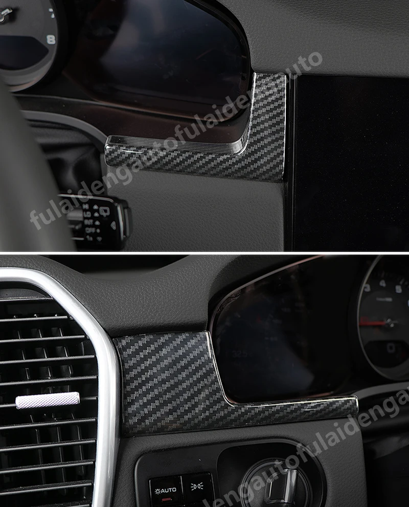 Для Porsche Cayenne Матовый ABS углеродное волокно красный LHD внутренняя консоль центр приборной панели рамка отделка автомобиля Стайлинг