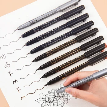 

8Pcs ZIG Kuretake Fine Point Pen waterproof Needle pen for Sketching 0.1 0.2 0.3 0.5 003 005 M F Black Colors Art Supplies