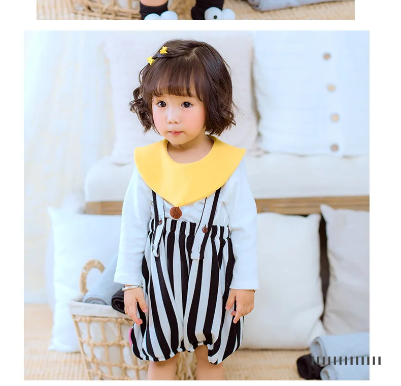 Новинка года; сезон осень-зима; штаны на подтяжках для мальчиков и девочек Свободные Комбинезоны в полоску с рисунком клоуна; INS; Лидер продаж; Cr