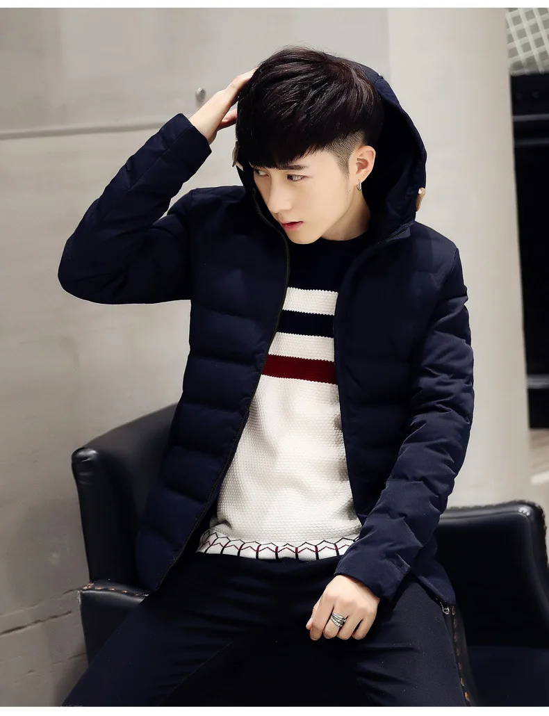 Зимняя мужская одежда, мужская Толстая хлопковая стеганая одежда, мужская одежда, толстое мужское пуховое хлопковое пуховое пальто N99