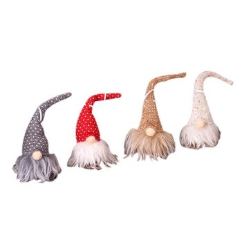 

Christmas Glossy Doll Toys Gnome Swedish Figurines Holiday Decoration Gifts Kids Christmas Tree Decoration Dolls