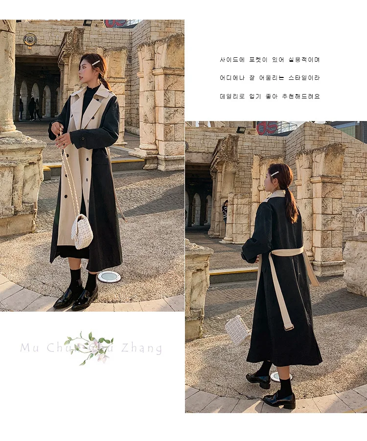 SuperAen мода ветровка Женская Осень корейский стиль пальто для женщин Дикий хлопок Повседневная Женская одежда