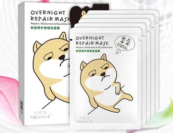 

5PCS/BOX Clarifying Refining Animal Facial mask sheet Expression Moisturizer Nourishing Whitening Firming face care