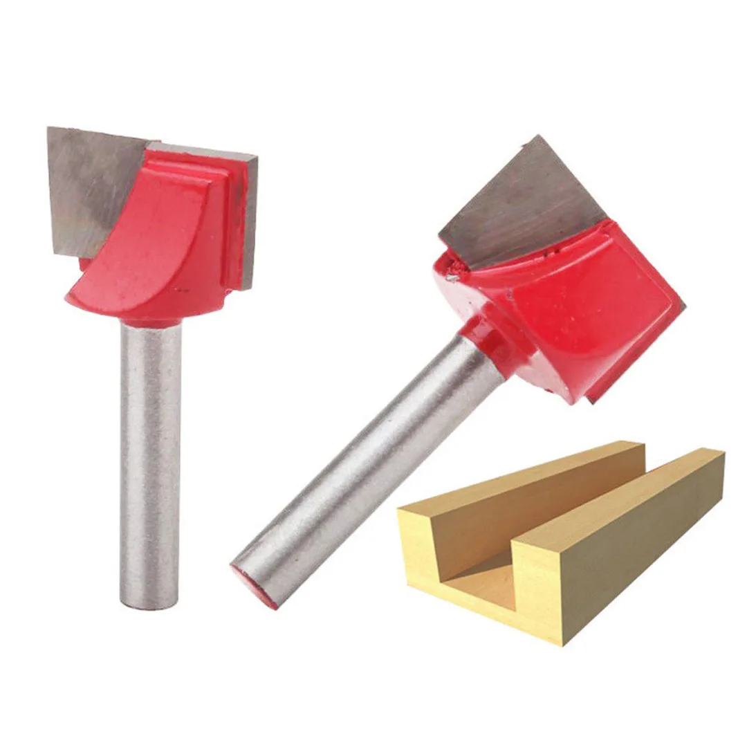 dwz 5Pcs 10/16/22/25/32mm Surface Planing Bottom Cleaning Wood Cutting Router Bit