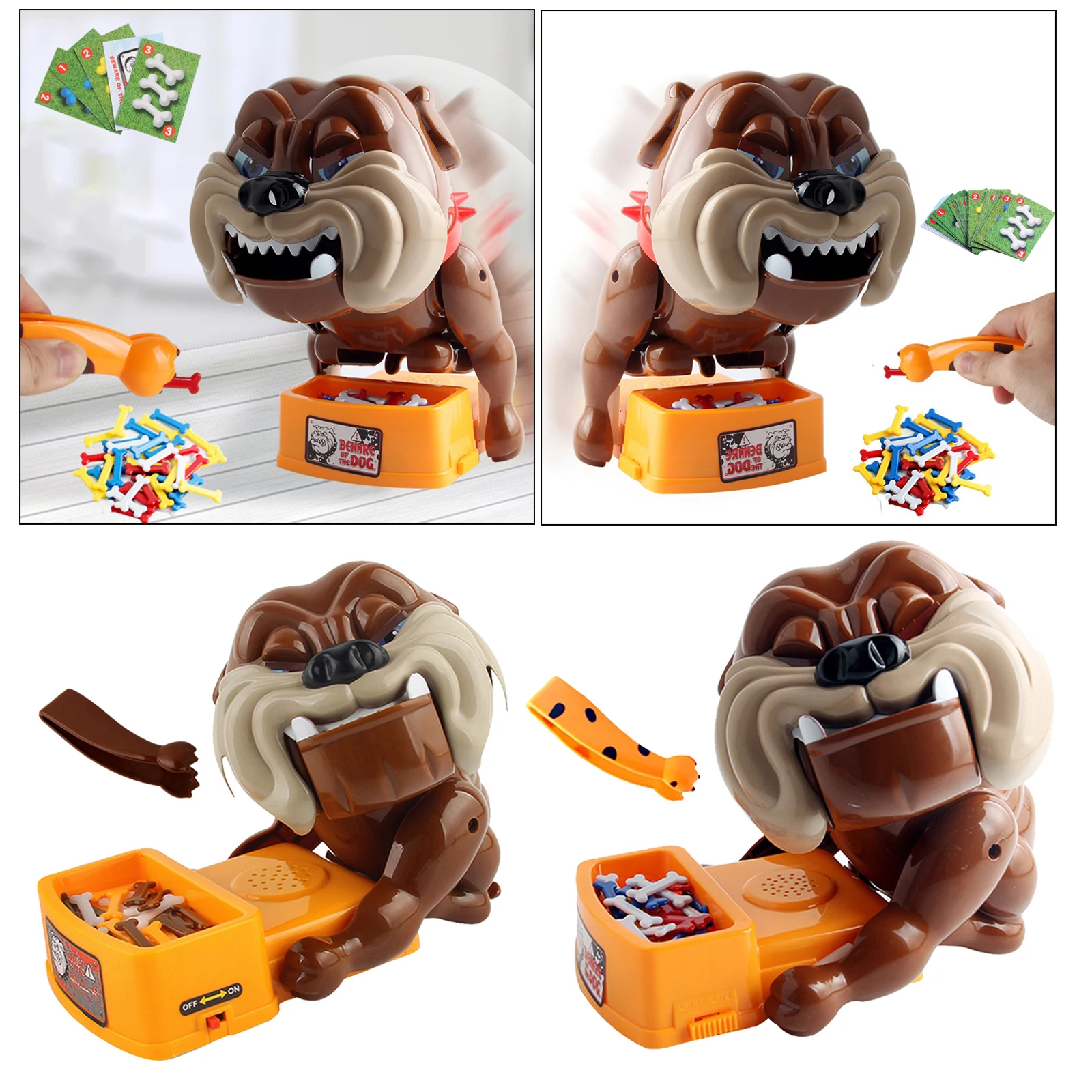 Bad Dog Tricky Funny Toys Table Happy Games Pressing Bones for Parents Family