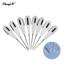 CkeyiN 8 шт. стоматологический элеватор комплект прямой изогнутый Криер из нержавеющей стали Роскошные Лифты стоматологический экстракционные инструменты