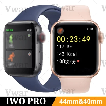 

2020 Smart Watch IWO Pro Series 5 Heart Rate Monitor Blood Pressure 44 & 40mm Smartwatch PK iwo 12 10 8 For Apple iphone Android