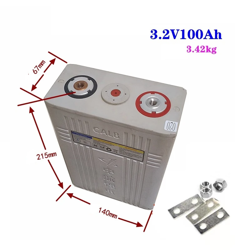 

16 шт. lifepo4 3,2 v 100Ah литиевая батарея Пластик аккумулятор для diy 24v 48V солнечной энергии ветра автомобиля Панели солнечные RV