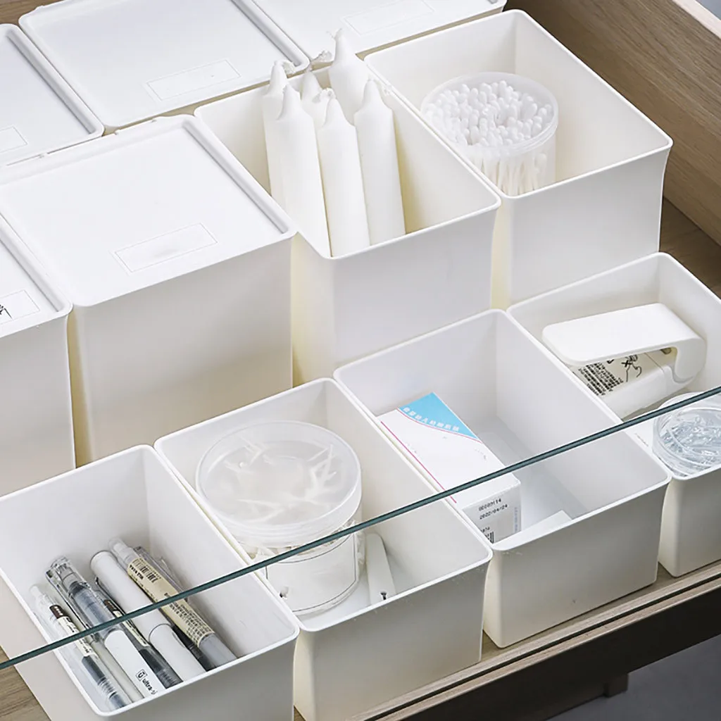 

Multifunctional Desktop Drawer Storage Box Organize And Easy To Store With Lid