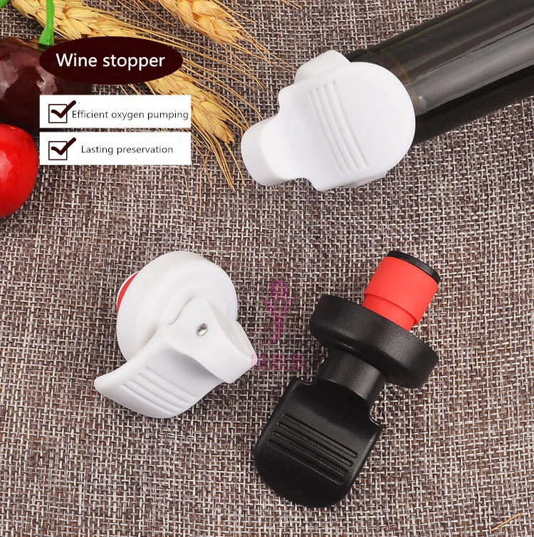 

Wine stopper pumping fresh-keeping stopper manual pressing wine bottle stopper champagne stopper wine vacuum wine stopper PP mat