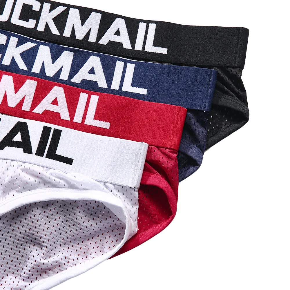JOCKMAIL Новое мужское нижнее белье из шелкового ледяного шелка крутые дышащие