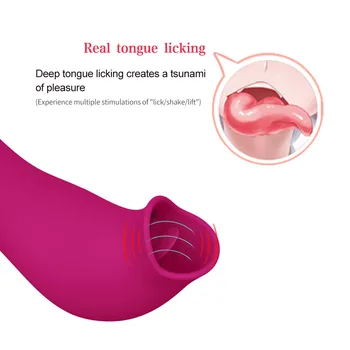 Nipple Anal Massager 10 Modes Suction And Tongue Licking Vibrator Clitoris Vagina Vibrators For Women Couples G Spot Stimulator 3