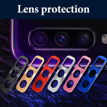 

Colorful Camera Protective Ring For Samsung Galaxy A30 A50 Screen Protector Full Protection Covers For Galaxy S10 S10e S10 Plus