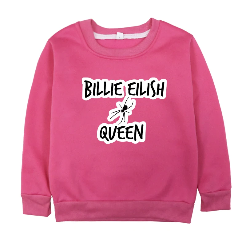 Hoodies 13 Толстовка с капюшоном с принтом «Felpa ragaza Billie Eilish»; толстовки для маленьких девочек; повседневные весенне-осенние детские толстовки с капюшоном; Детские футболки с длинными рукавами - Цвет: Hoodies 13