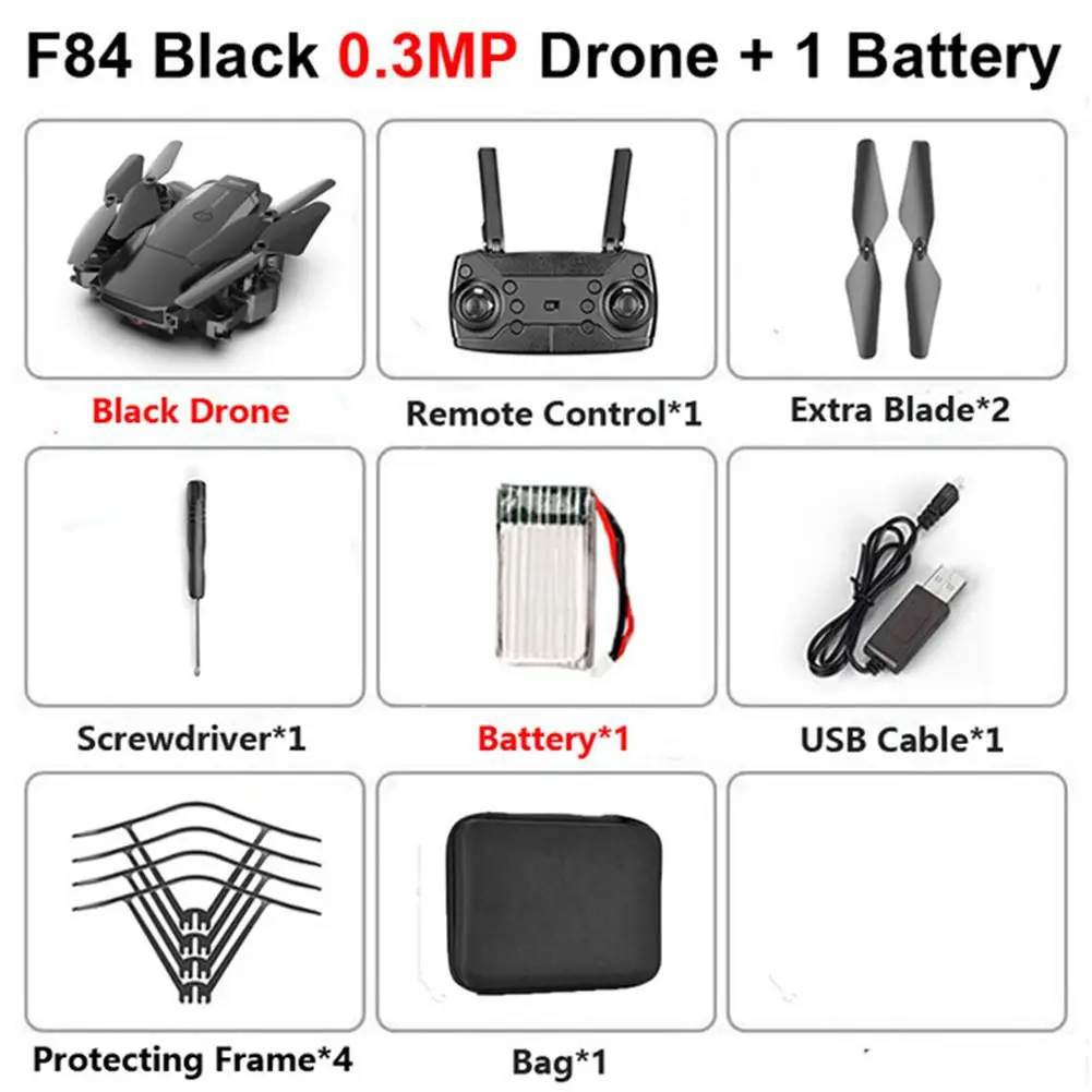 RCtown F84 Квадрокоптер беспроводной Радиоуправляемый Дрон с 4 K/5MP/0.3MP HD камерой WiFi FPV Вертолет складной самолет для детей подарочная игрушка