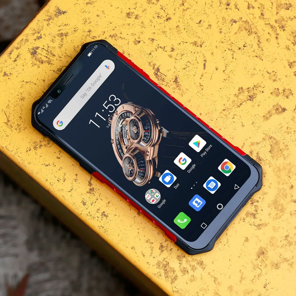 Ulefone Armor 6S Rugged Phone Waterproof Shockproof 6.2 inch 6GB 128GB Android 9.0 Helio P70 Octa Core 5000mAh NFC 4G Smartphone