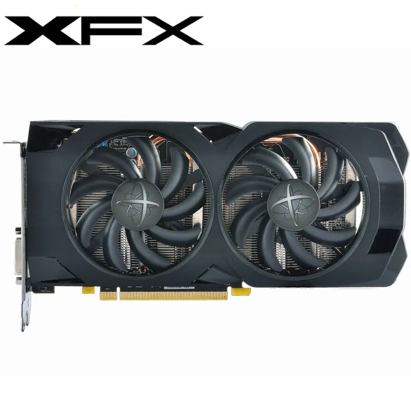 Видеокарта XFX RX 570 8 ГБ 500 бит GDDR5 графические карты для AMD 580 серии VGA RX570 б/у DisplayPort HDMI